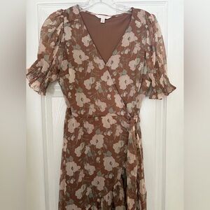 Floral Ruffled Lauren Conrad Dress